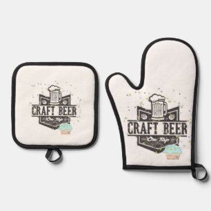 Set De Manoplas Feliz cumpleaños, Oven Mitt y Pot Holder Sets