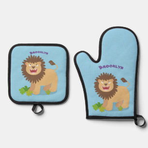Set De Manoplas Feliz ilustracion personalizado ruidoso
