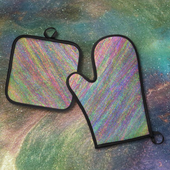 Set De Manoplas Fiesta holográfico elegante pastoral moderno  arco (Subido por el creador)