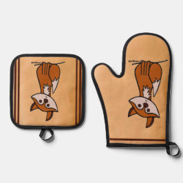 Set De Manoplas Figdewdrop Fig the Fox pot holders