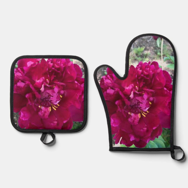 Set De Manoplas Flor (Anverso)