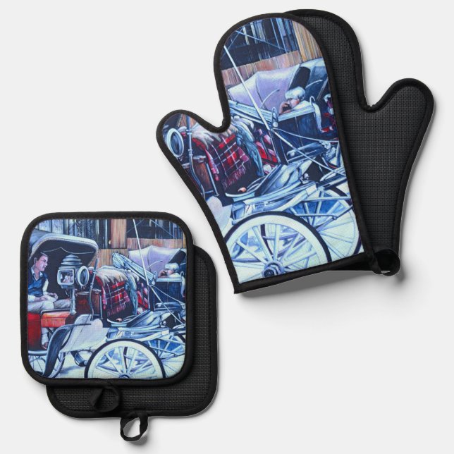 Set De Manoplas Florentine Charm (Anverso/Reverso)