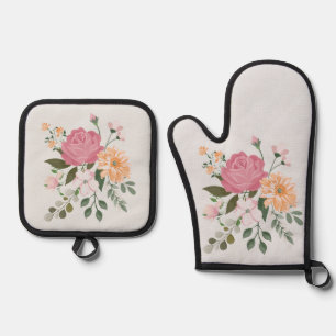 Set De Manoplas Flores acuáticas