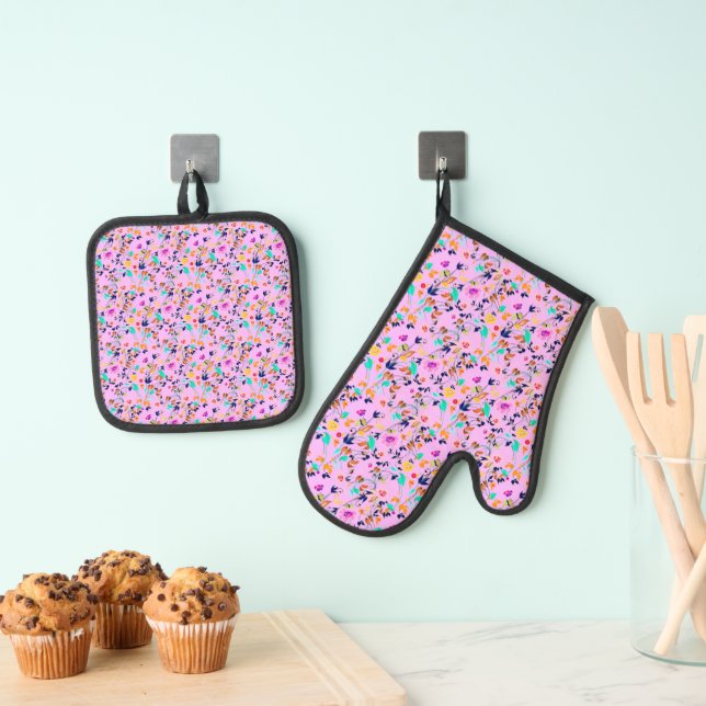Set De Manoplas Flores de verano (Insitu (colgante))