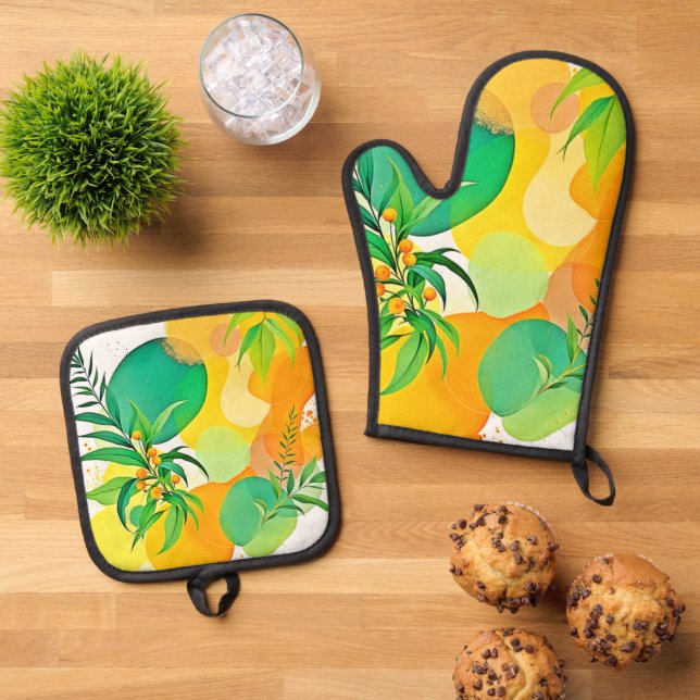 Set De Manoplas Flujo de Alegría Orgánica (De arriba hacia abajo)