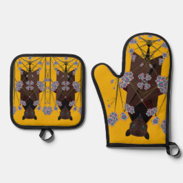 Set De Manoplas Flying Fox Mustard