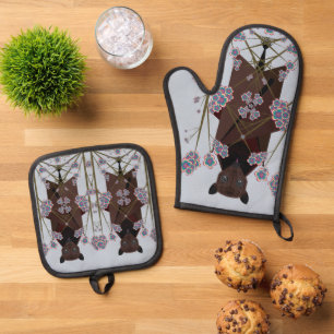 Set De Manoplas Flying Fox Sky Blue