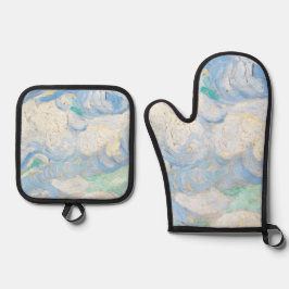 Set De Manoplas fondo del cielo de Van Gogh