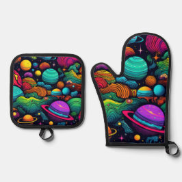 Set De Manoplas Fondo del planeta