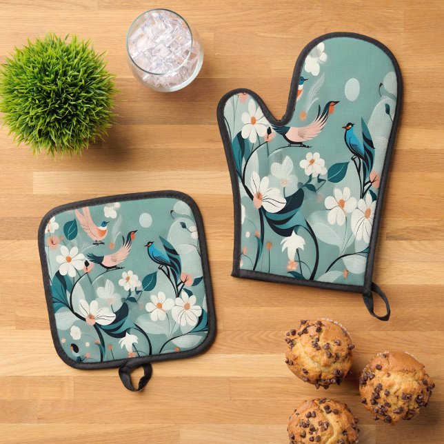 Set De Manoplas Fontus (Fontus Oven Mitt & Pot Holder Set
)