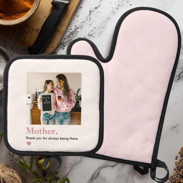 Set De Manoplas Foto personalizada de mamá Gracias (Subido por el creador)
