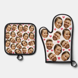 Set De Manoplas Foto personalizada de Personalizado facial con par