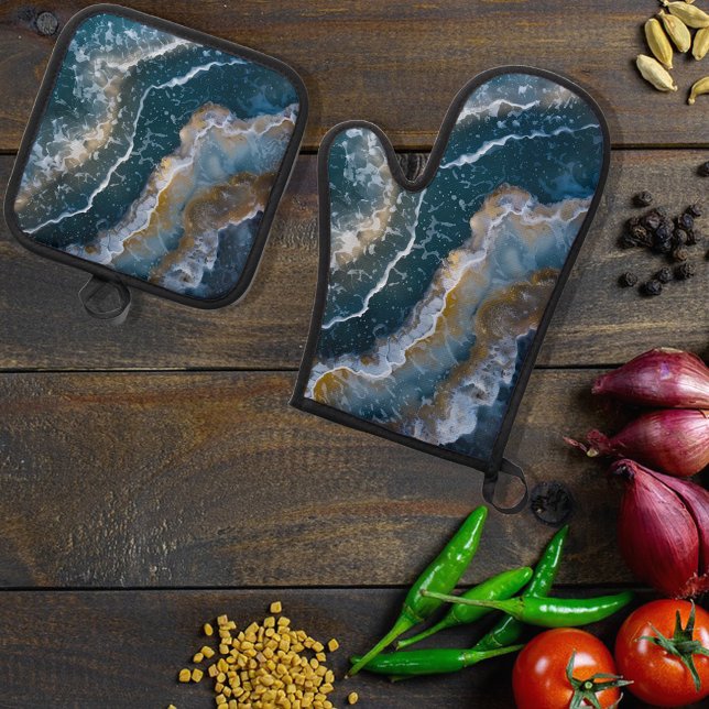 Set De Manoplas Fotografía macroeconómica de Blue Stone Agate (Subido por el creador)