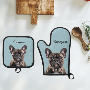 Set De Manoplas Fotomonograma personalizado de perro y gato