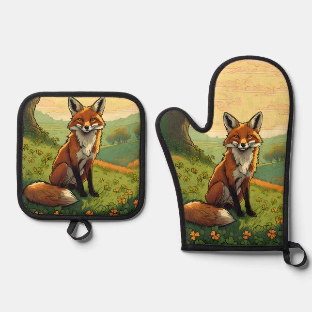 Set De Manoplas Fox en los Shamrock (Anverso)