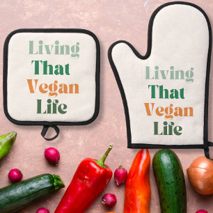 Set De Manoplas Frase vegan