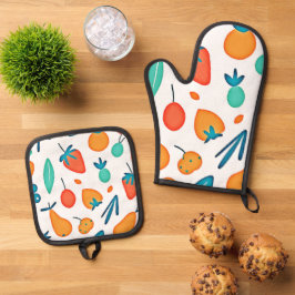 Set De Manoplas Fruit Whimsy: Modelo de juego