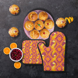 Set De Manoplas Fruits and zest rose pink 