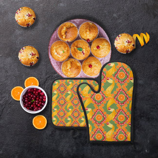 Set De Manoplas Frutas y ralladura verdes