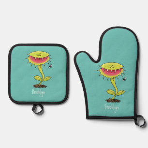Set De Manoplas Funny carnívoro Venus trampa de mosca personalizad
