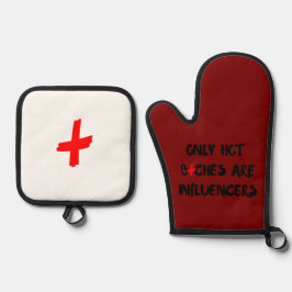 Set De Manoplas Funny Influencer Quote Gift For Home Decor