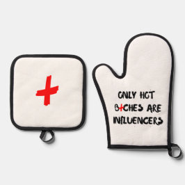 Set De Manoplas Funny Influencer Quote Gift For Home Decor