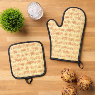 Set De Manoplas Funny Matzo Passover Hanukkah 4Sarah