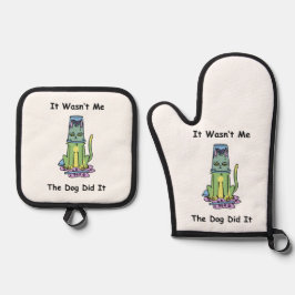 Set De Manoplas Gato caprichoso