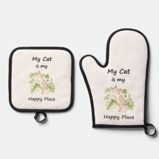 Set De Manoplas Gato caprichoso