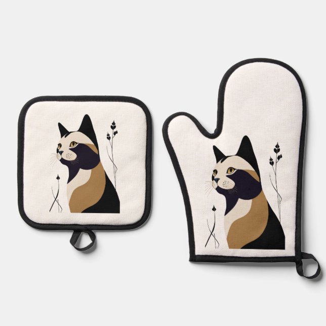 Set De Manoplas Gato caprichoso (Anverso)