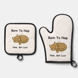 Set De Manoplas Gato caprichoso