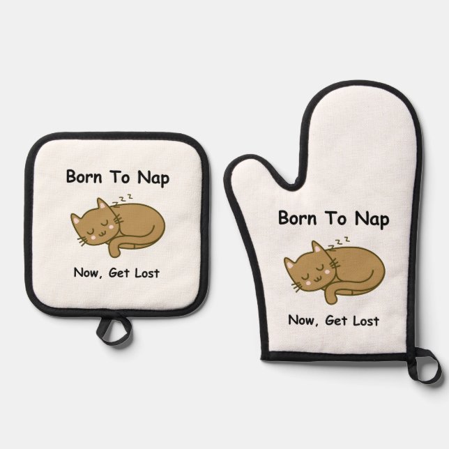 Set De Manoplas Gato caprichoso (Anverso)