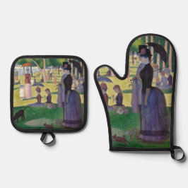 Set De Manoplas Georges Seurat - Domingo en La Grande Jatte