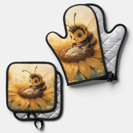 Set De Manoplas Golden Bumblebee in Bloom Dance.9