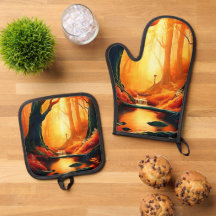 Golpe dorado del bosque encantado