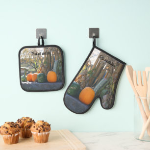 Set De Manoplas Gouras Y Calabazas De La Granja Se Personalizan