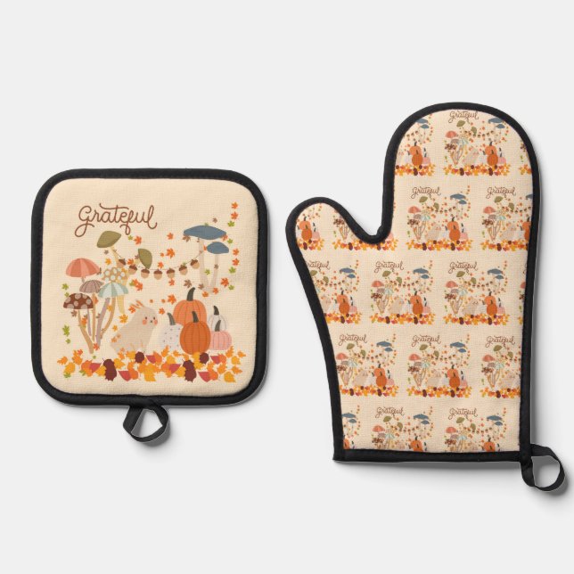 Set De Manoplas Gridi Fall Bunny (Anverso)
