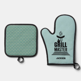 Set De Manoplas Grill Master