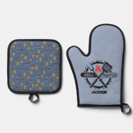 Set De Manoplas Grill Master