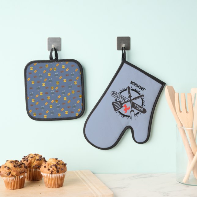 Set De Manoplas Grill Master (Insitu (colgante))