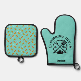 Set De Manoplas Grill Master