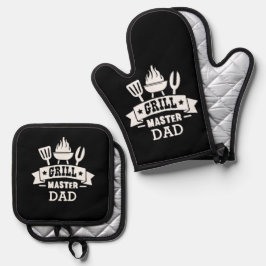 Set De Manoplas Grill Master Dad
