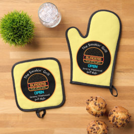 Set De Manoplas Grillmaster Grilling BBQ