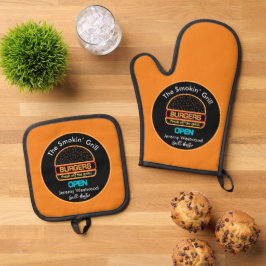 Set De Manoplas Grillmaster Grilling BBQ