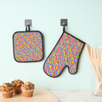 Set De Manoplas Groovy Trippy Orgullo de Pansexual quisquilloso