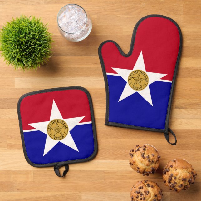 Set De Manoplas Guante de horno, protectores de olla con la bander (De arriba hacia abajo)