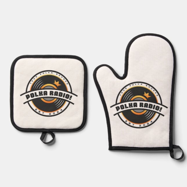 Set De Manoplas Guantes de horno y agarraderas (Anverso)