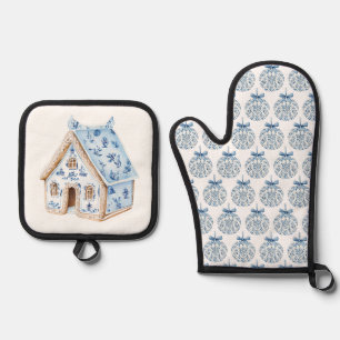 Set De Manoplas Guantes de horno y protectores de olla