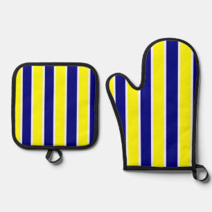 Set De Manoplas Guantes de horno y protectores de olla azules, ama