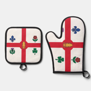 Set De Manoplas Guantes de horno y protectores de olla, bandera de